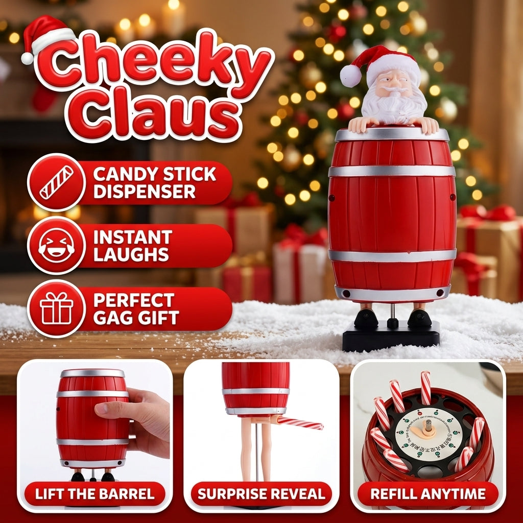 CheekyClaus  — The Santa Surprise Barrel