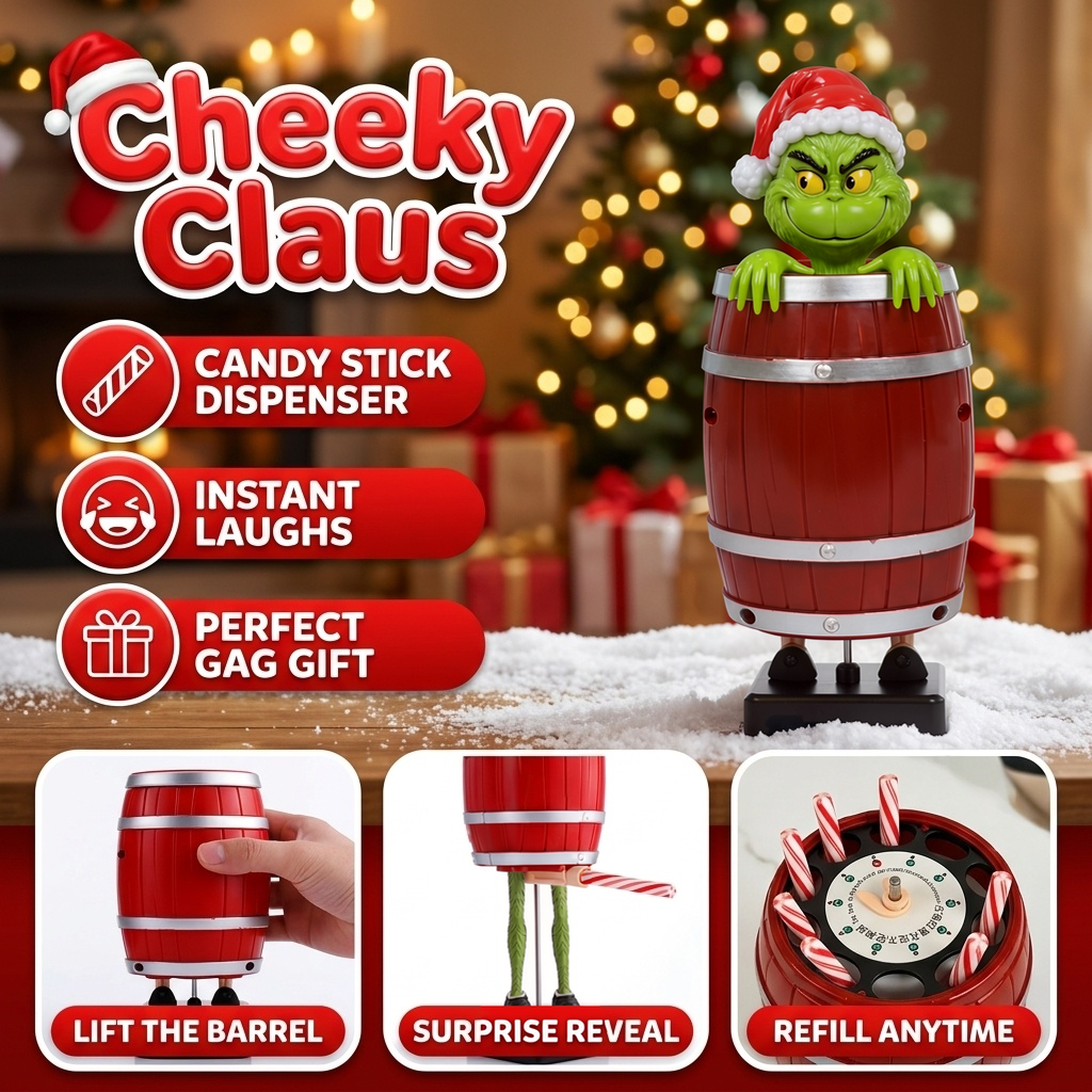 CheekyClaus  — The Santa Surprise Barrel